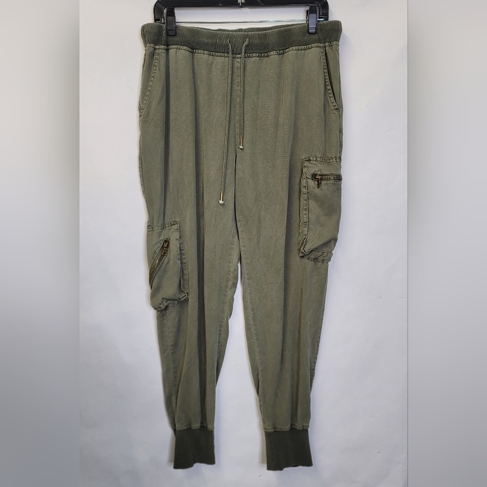 Young Fabulous And Broke Army Green Joggers